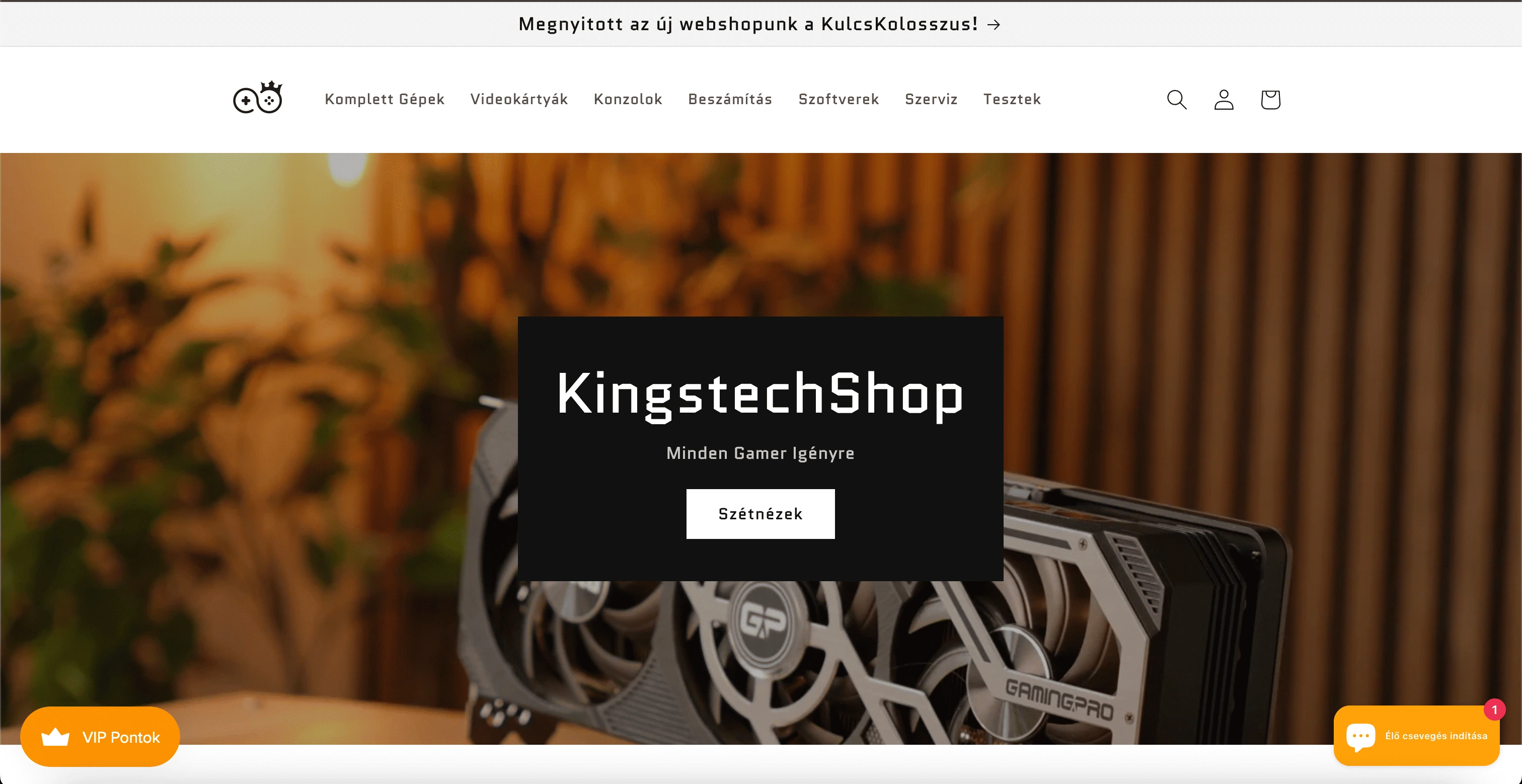 Kingstech Webshop